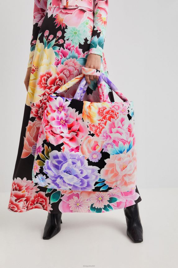 Women DesigualFloral oversized handbag Accessory 68X240378