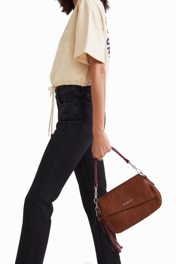 Women DesigualHandbag flap asymmetric Accessory 68X2401243