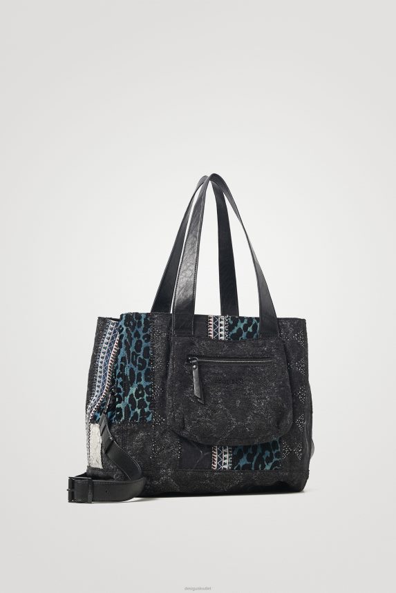 Women DesigualShopping bag reptile Accessory 68X2401384