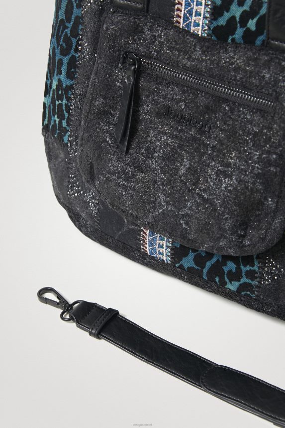 Women DesigualShopping bag reptile Accessory 68X2401384