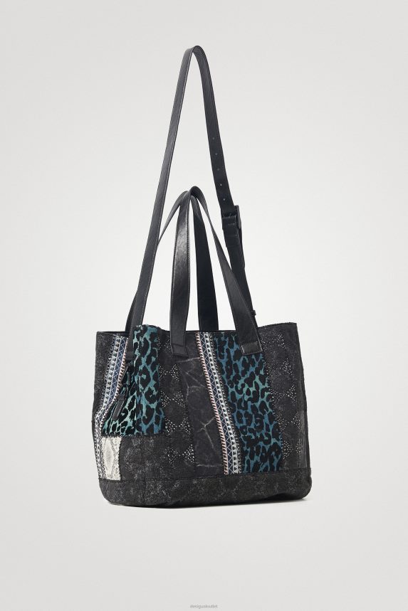 Women DesigualShopping bag reptile Accessory 68X2401384