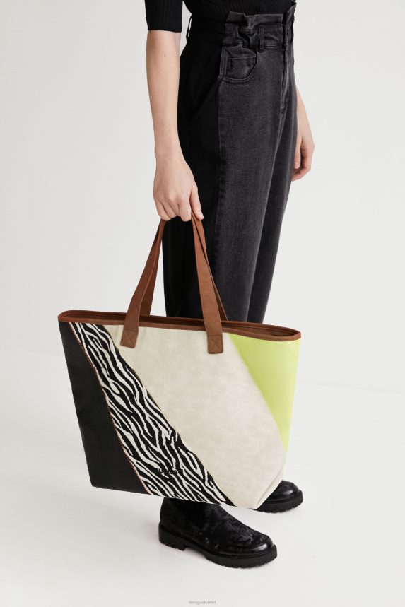 Women DesigualXL patchwork shopper Accessory 68X2401398