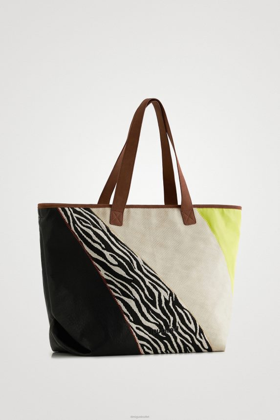 Women DesigualXL patchwork shopper Accessory 68X2401398