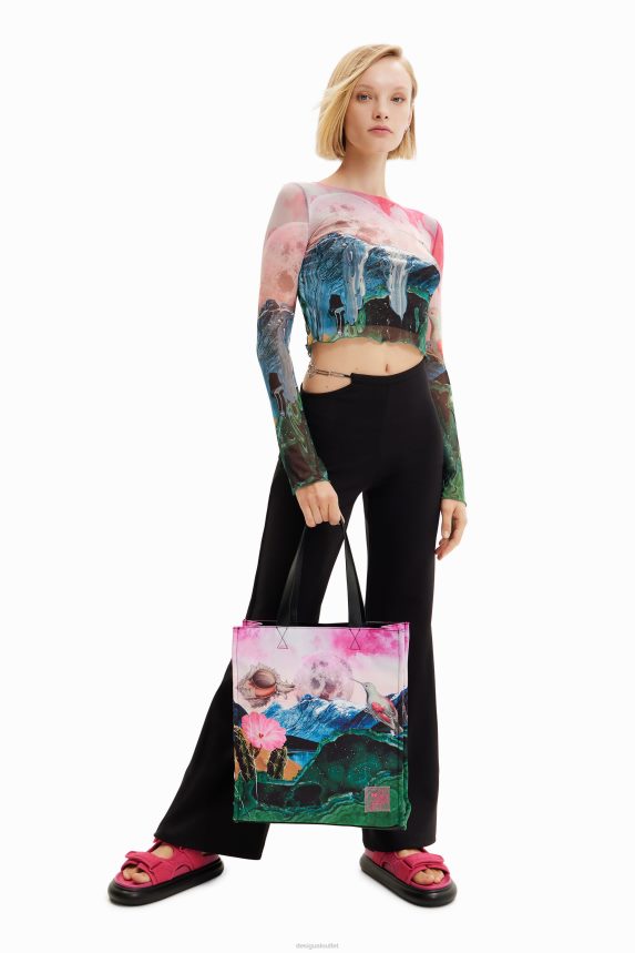 Women DesigualLarge fantasy tote bag Accessory 68X240798