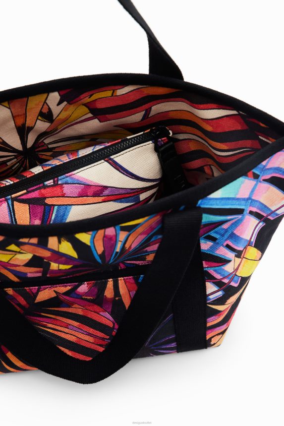 Women DesigualLarge tropical tote bag Accessory 68X240765