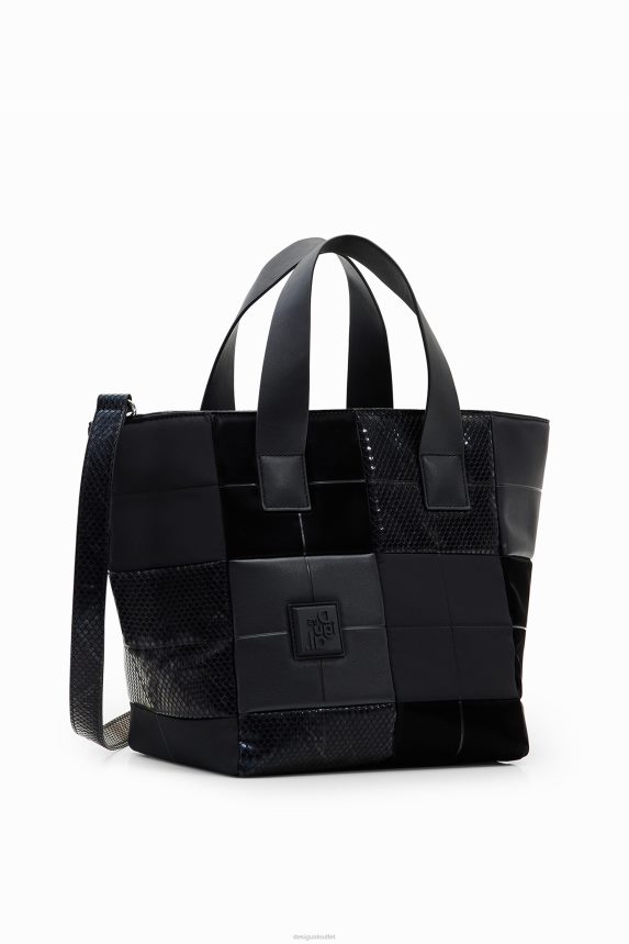 Women DesigualMidsize patchwork tote bag Accessory 68X2401320