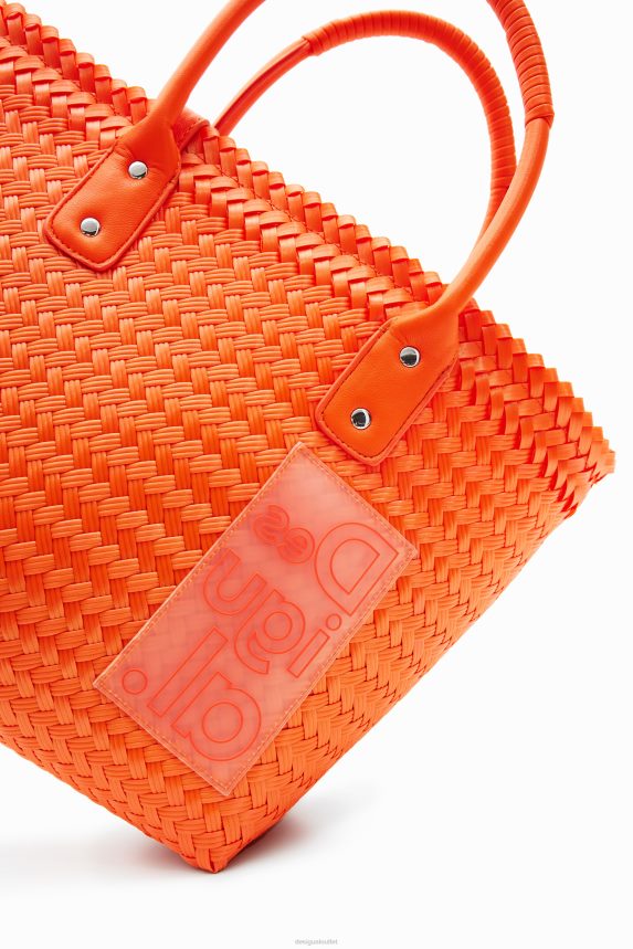 Women DesigualMidsize woven tote bag Accessory 68X240732