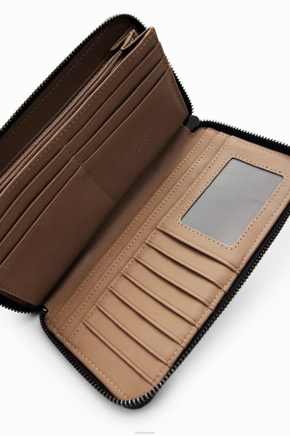 Women DesigualLarge die-cut wallet Accessory 68X2401309