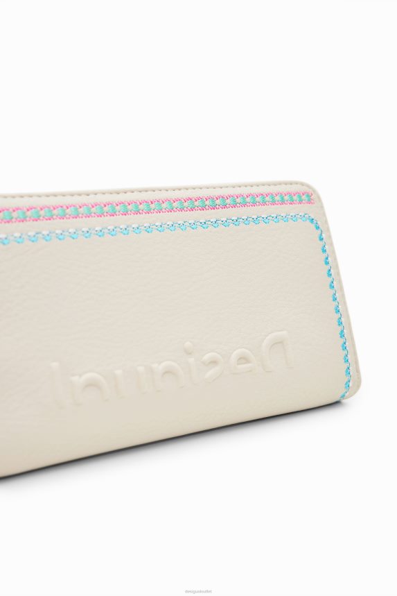 Women DesigualLarge embroidered wallet Accessory 68X2401363