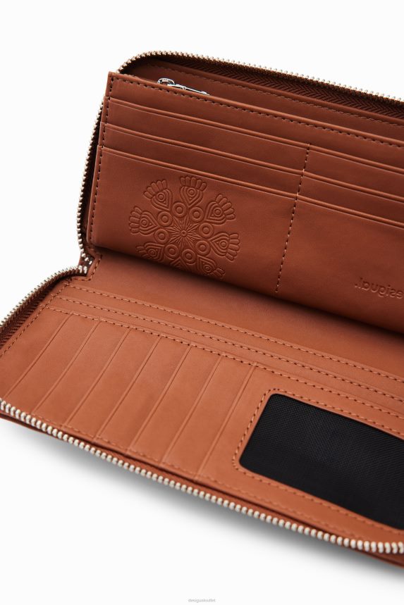 Women DesigualLarge floral embroidery wallet Accessory 68X2401294