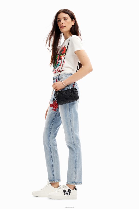 Women DesigualMickey Mouse wallet smartphone pouch Accessory 68X2401251