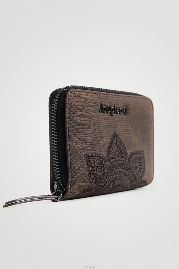 Women DesigualReptile leather effect coin purse Accessory 68X2401380