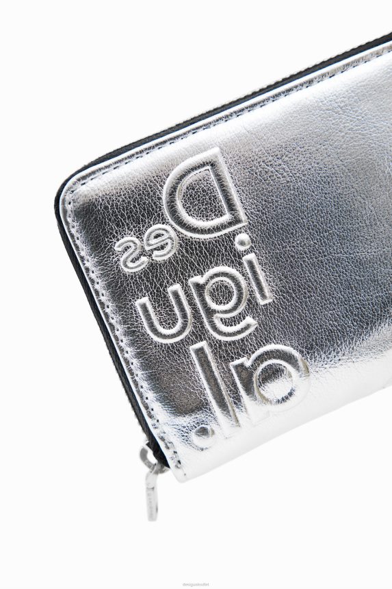 Women DesigualSmall metallic patchwork wallet Accessory 68X2401318