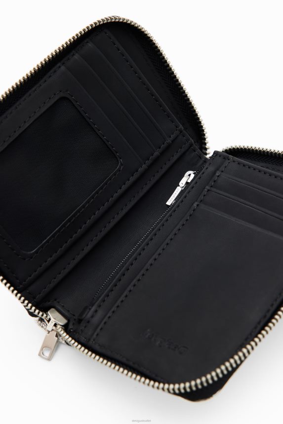 Women DesigualSmall metallic patchwork wallet Accessory 68X2401318