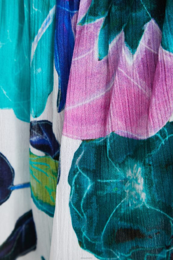 Women DesigualBoat neck floral bodysuit Clothing 68X240882