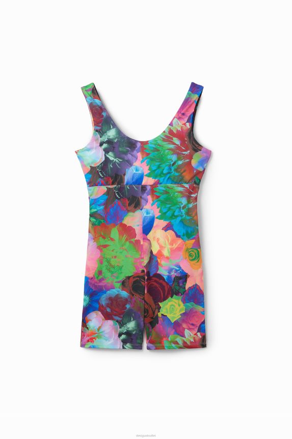 Women DesigualFloral sport unitard Clothing 68X240340