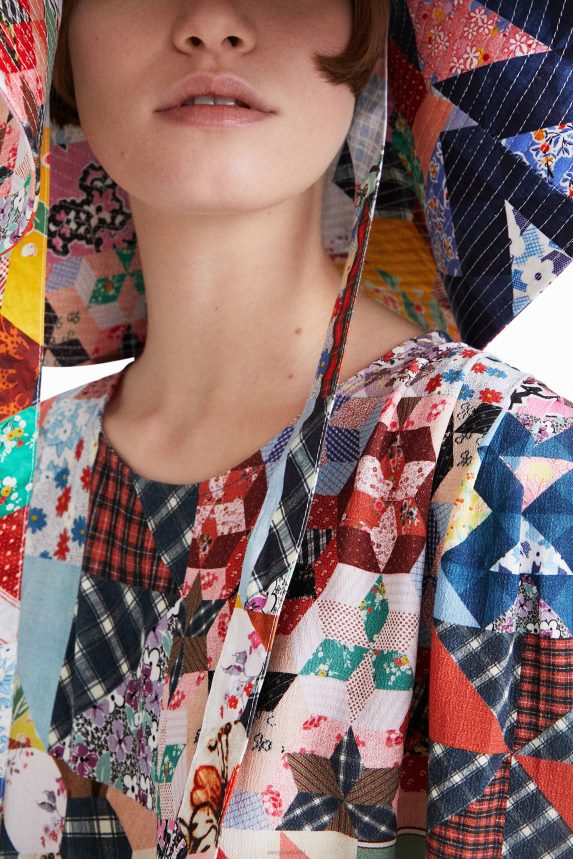 Women DesigualJohnson Hartig patchwork bodysuit Clothing 68X240878