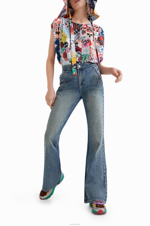 Women DesigualJohnson Hartig patchwork bodysuit Clothing 68X240878