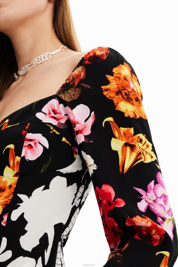 Women DesigualM. Christian Lacroix floral bodysuit Clothing 68X240425