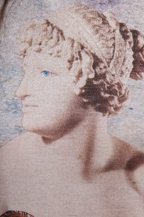 Women DesigualMetallic knit bodysuit Clothing 68X240866