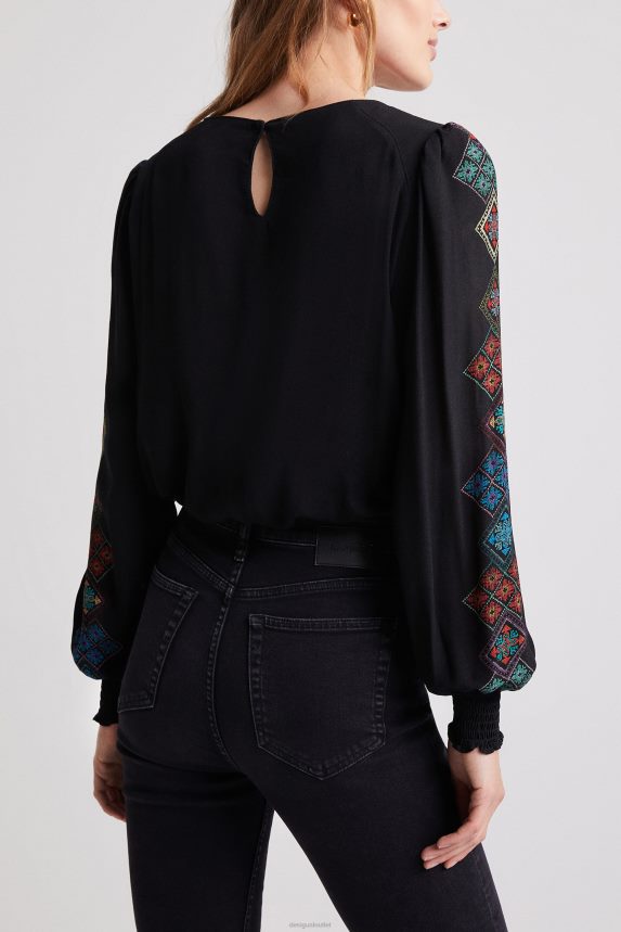 Women DesigualMotif bodysuit Clothing 68X2401095