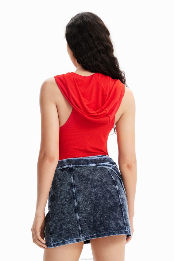 Women DesigualNathy Peluso hooded bodysuit Clothing 68X240448