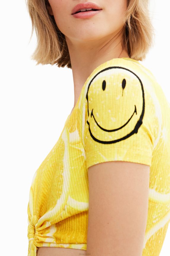 Women DesigualSmiley cut-out bodysuit Clothing 68X240678