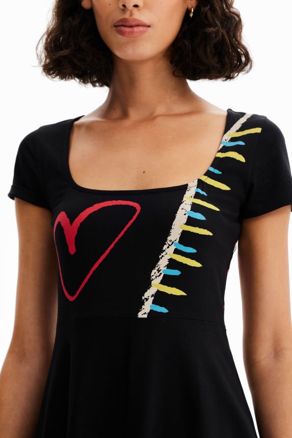 Women DesigualArty A-line knit dress Clothing 68X240860