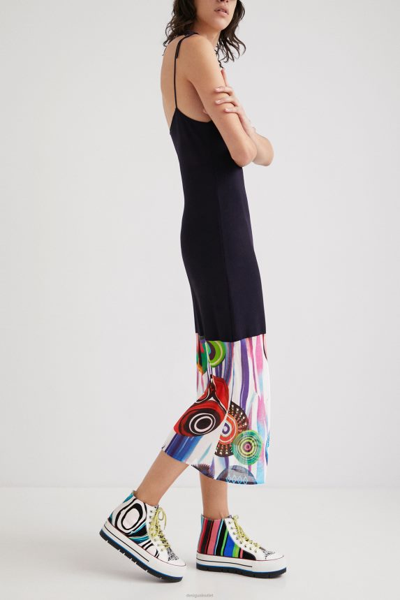 Women DesigualArty hem dress Clothing 68X240994