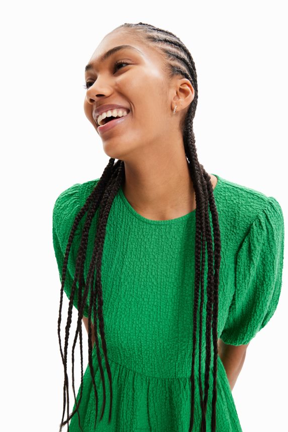 Women DesigualBack neckline midi dress Clothing 68X240605