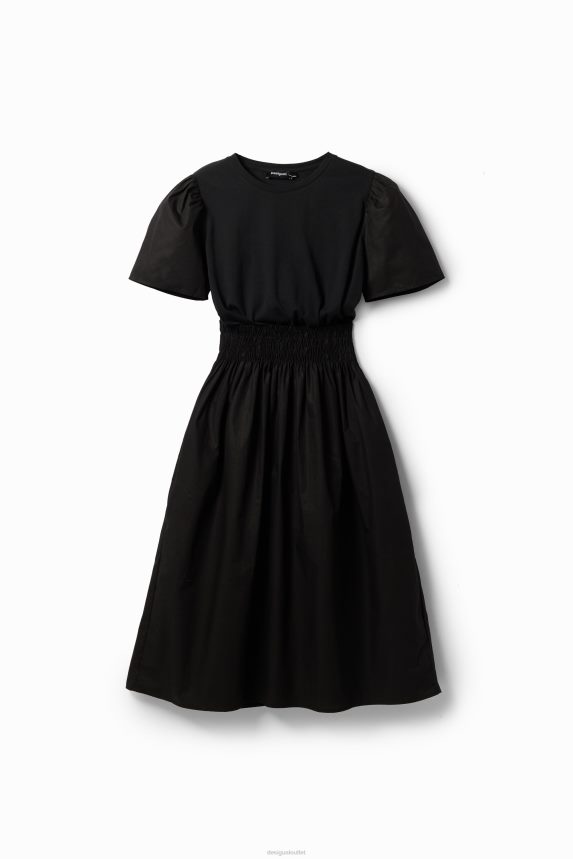 Women DesigualCombination midi dress Clothing 68X240151