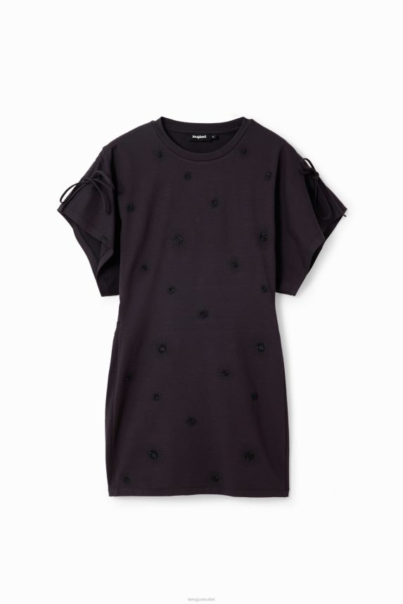 Women DesigualEmbroidered mini dress Clothing 68X240180