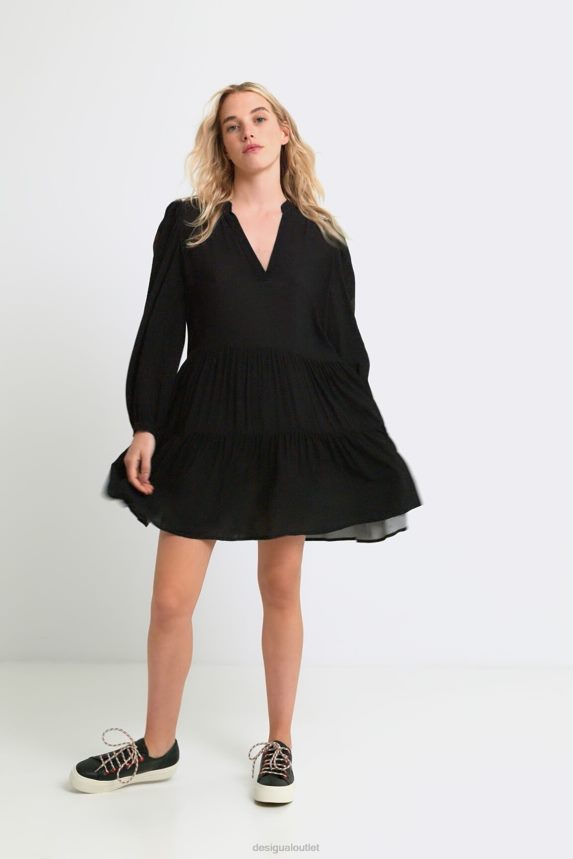 Women DesigualEthnic sleeve dress Clothing 68X2401092