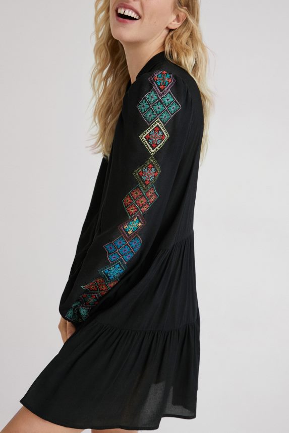 Women DesigualEthnic sleeve dress Clothing 68X2401092