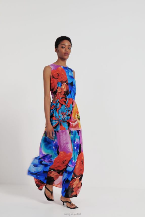 Women DesigualFloral cut-out dress Clothing 68X240482
