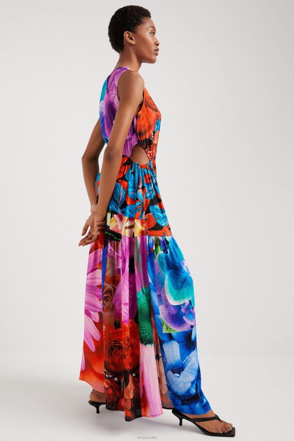 Women DesigualFloral cut-out dress Clothing 68X240482