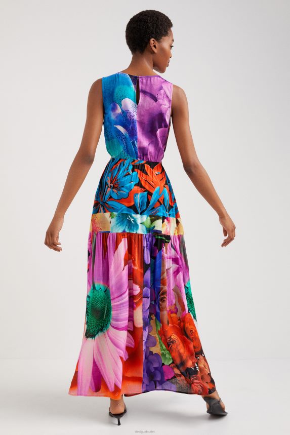 Women DesigualFloral cut-out dress Clothing 68X240482