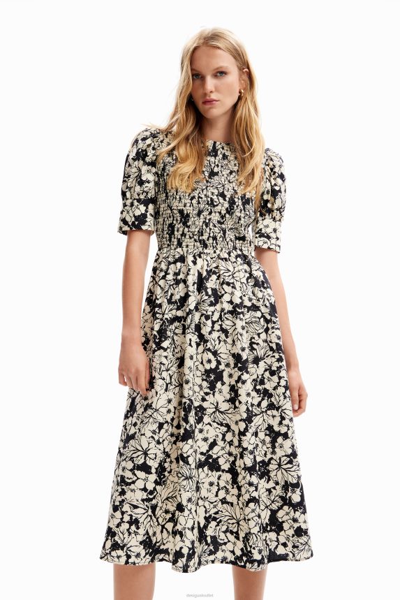 Women DesigualFloral midi dress Clothing 68X24083