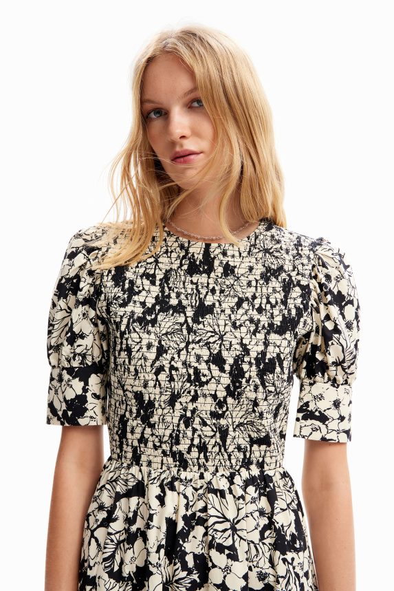 Women DesigualFloral midi dress Clothing 68X24083