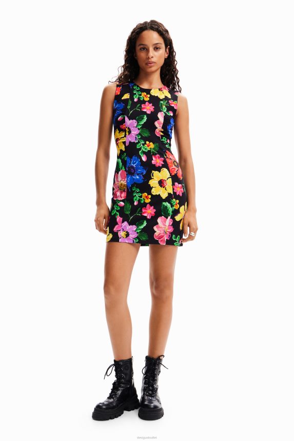 Women DesigualFloral mini dress Clothing 68X240241