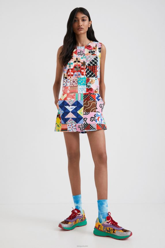 Women DesigualJohnson Hartig patchwork pinafore Clothing 68X240670