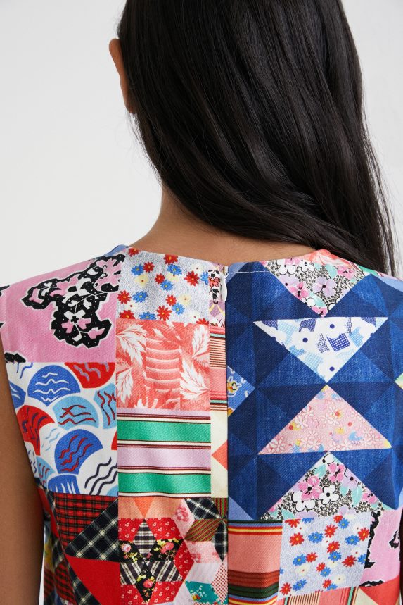 Women DesigualJohnson Hartig patchwork pinafore Clothing 68X240670