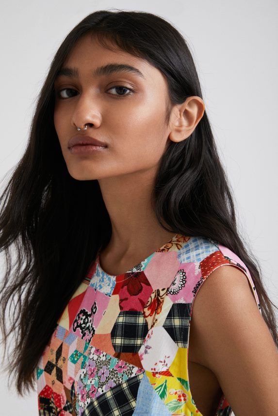 Women DesigualJohnson Hartig patchwork pinafore Clothing 68X240670