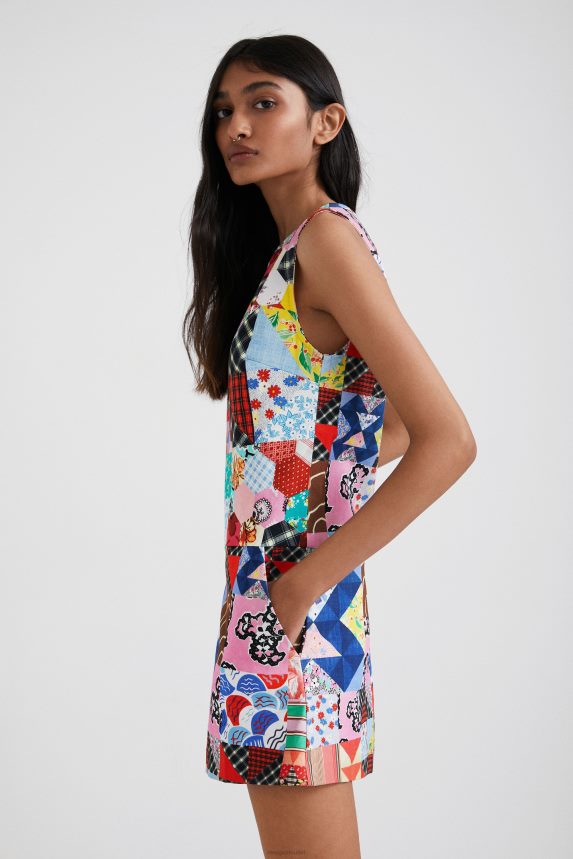 Women DesigualJohnson Hartig patchwork pinafore Clothing 68X240670