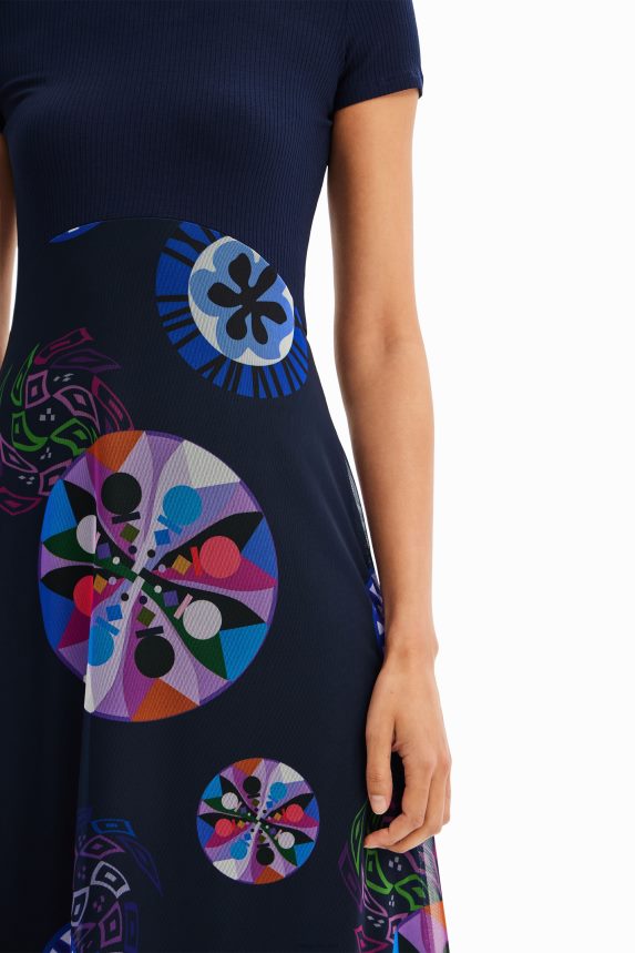 Women DesigualM. Christian Lacroix combination dress Clothing 68X24059