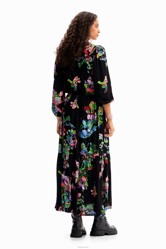 Women DesigualM. Christian Lacroix midi shirt dress Clothing 68X240135