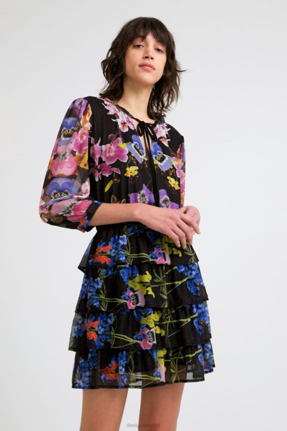 Women DesigualM. Christian Lacroix orchid dress Clothing 68X240949