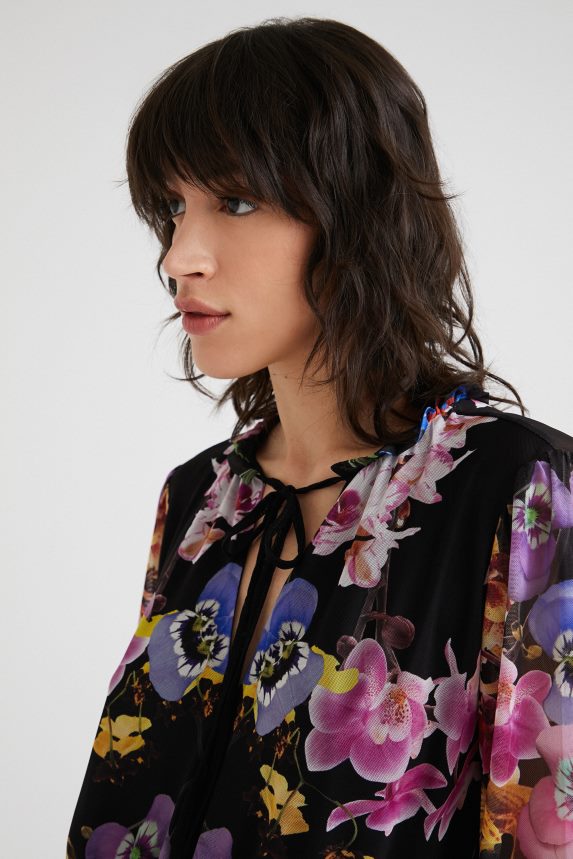 Women DesigualM. Christian Lacroix orchid dress Clothing 68X240949