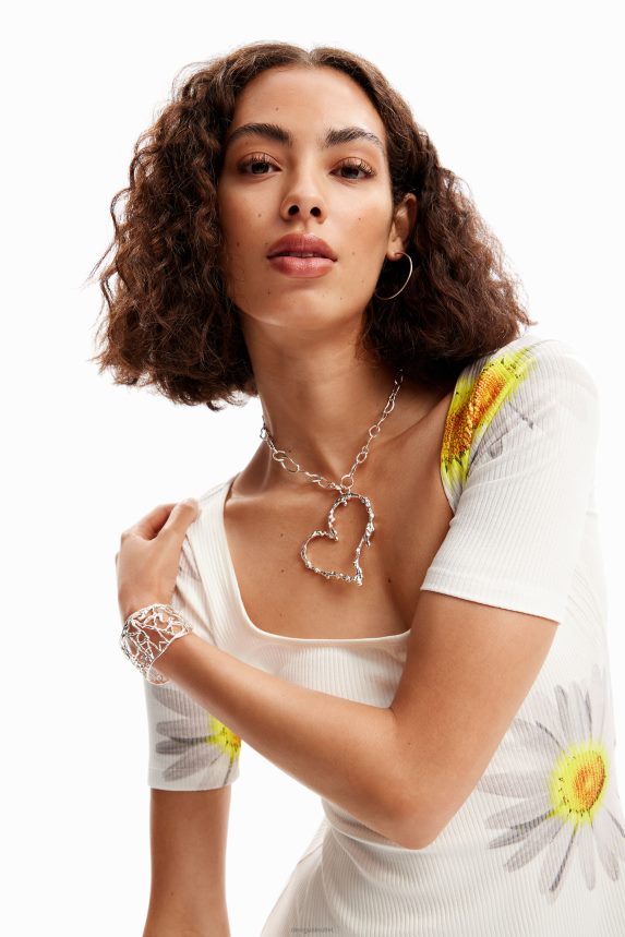 Women DesigualM. Christian Lacroix short daisy dress Clothing 68X240187