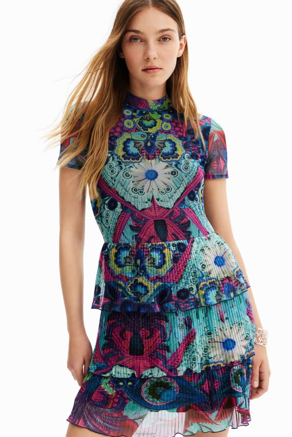 Women DesigualM. Christian Lacroix short layered dress Clothing 68X2406